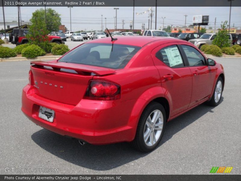 Redline 2 Pearl / Black 2011 Dodge Avenger Mainstreet