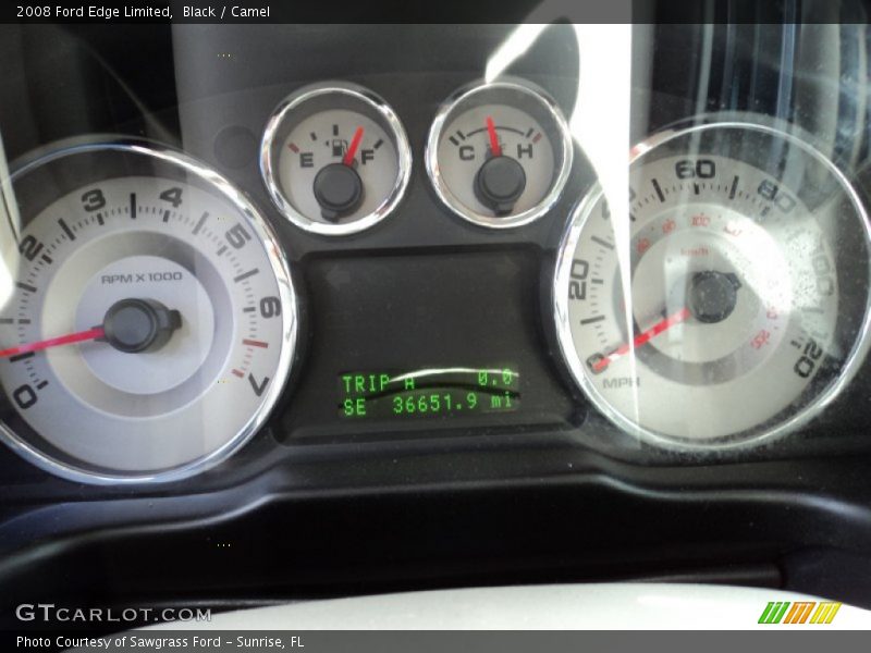 Black / Camel 2008 Ford Edge Limited