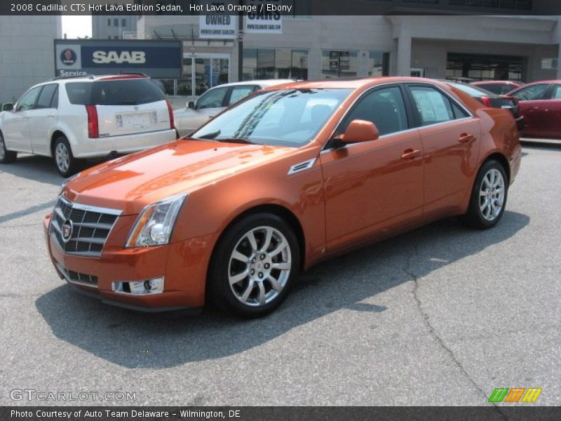 Front 3/4 View of 2008 CTS Hot Lava Edition Sedan