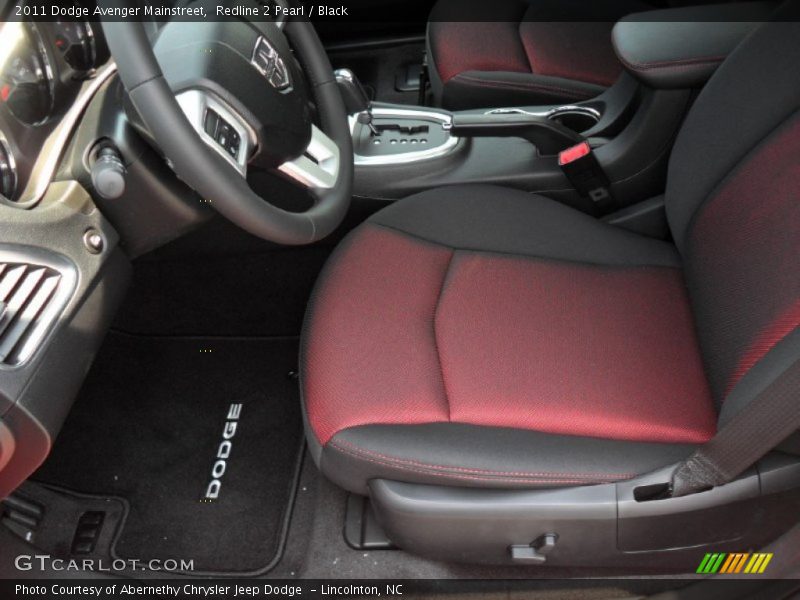 Redline 2 Pearl / Black 2011 Dodge Avenger Mainstreet
