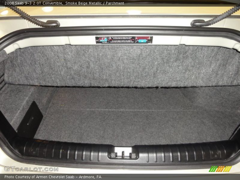 Smoke Beige Metallic / Parchment 2008 Saab 9-3 2.0T Convertible
