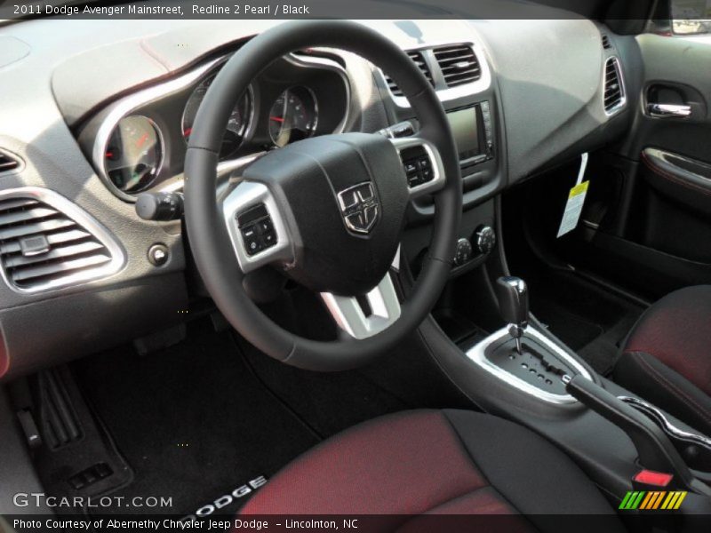Redline 2 Pearl / Black 2011 Dodge Avenger Mainstreet