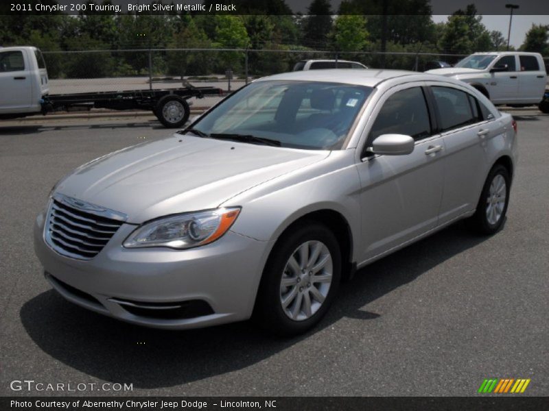 Bright Silver Metallic / Black 2011 Chrysler 200 Touring