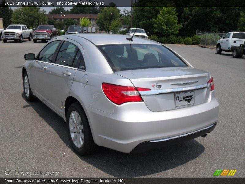 Bright Silver Metallic / Black 2011 Chrysler 200 Touring