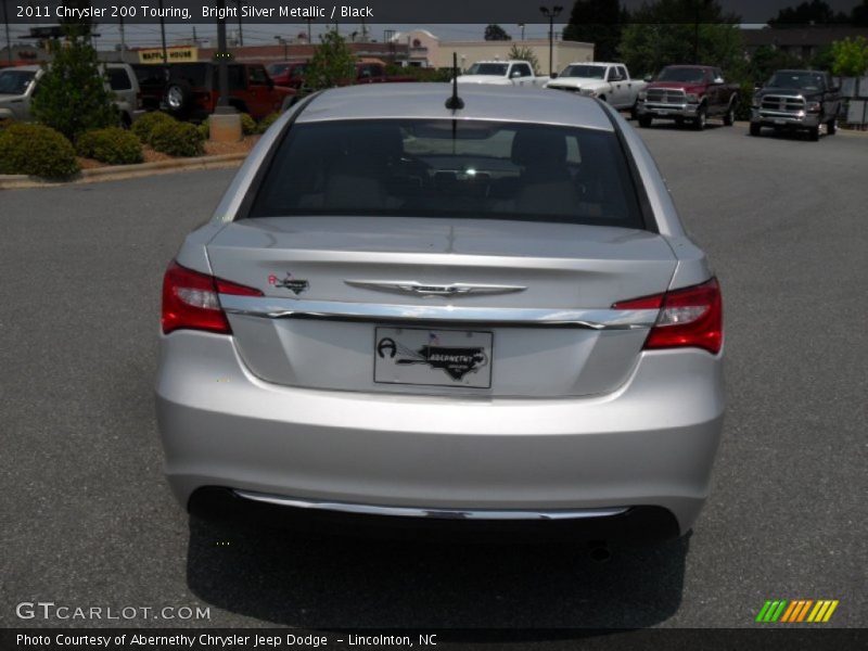 Bright Silver Metallic / Black 2011 Chrysler 200 Touring