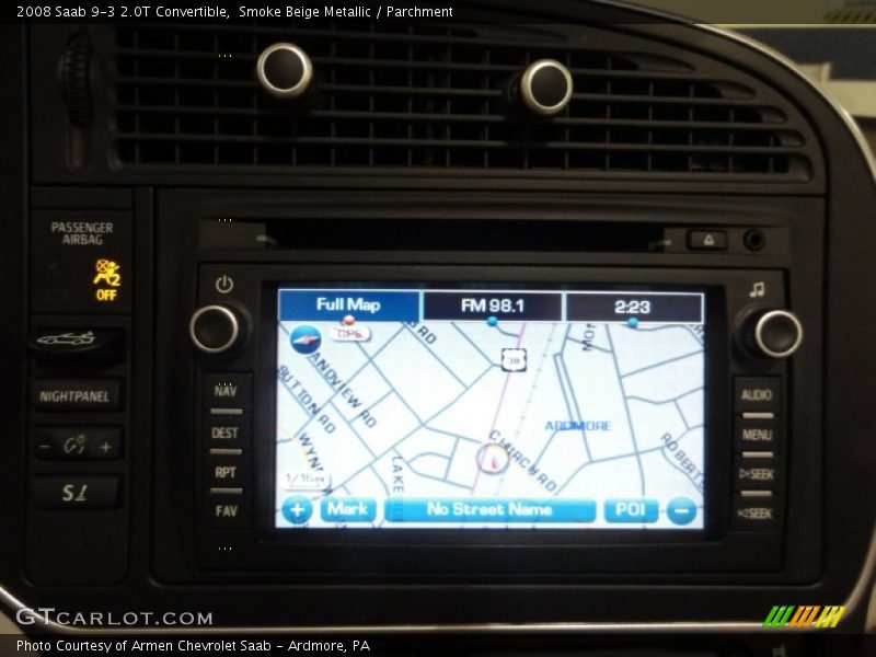 Smoke Beige Metallic / Parchment 2008 Saab 9-3 2.0T Convertible