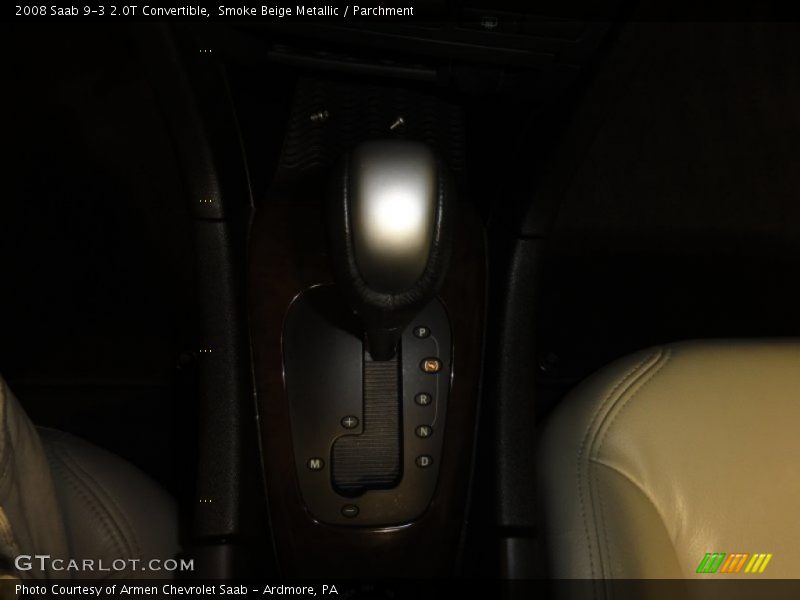 Smoke Beige Metallic / Parchment 2008 Saab 9-3 2.0T Convertible