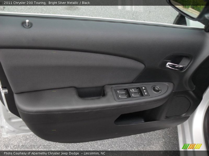 Bright Silver Metallic / Black 2011 Chrysler 200 Touring