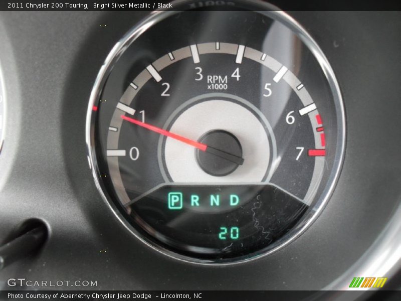 Bright Silver Metallic / Black 2011 Chrysler 200 Touring