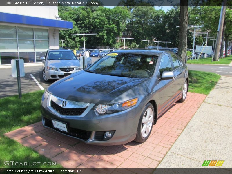 Polished Metal Metallic / Ebony 2009 Acura TSX Sedan