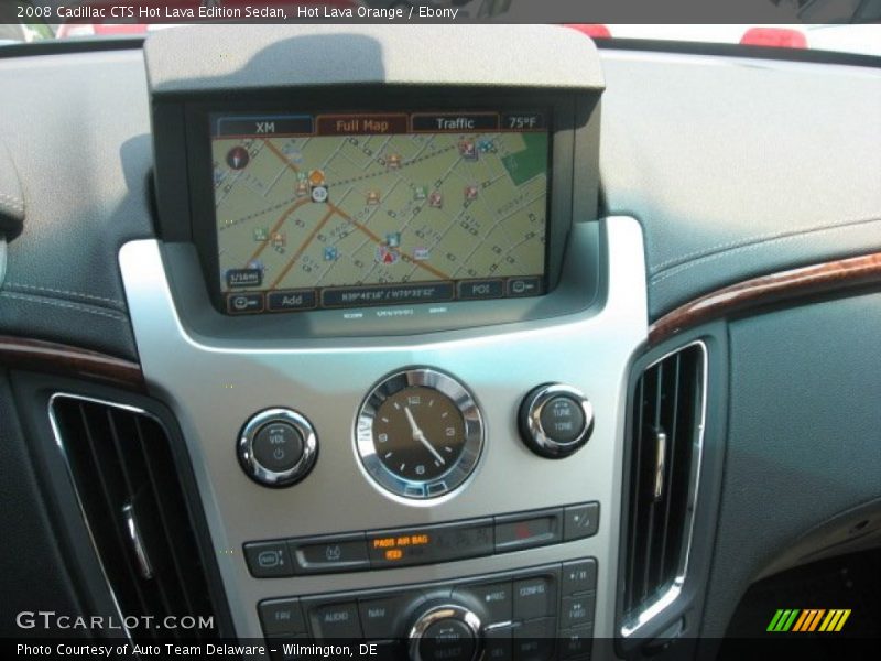 Navigation of 2008 CTS Hot Lava Edition Sedan