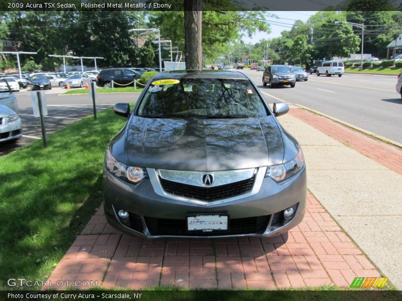 Polished Metal Metallic / Ebony 2009 Acura TSX Sedan