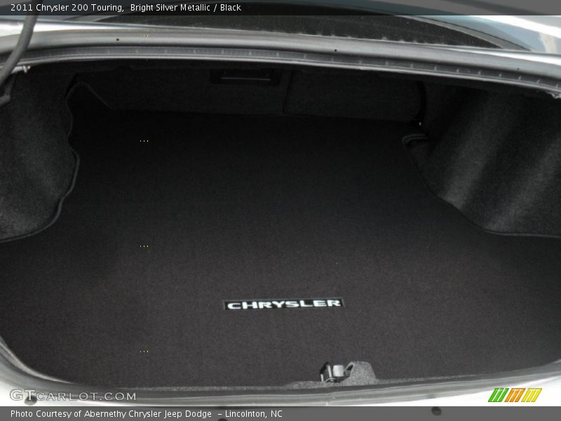 Bright Silver Metallic / Black 2011 Chrysler 200 Touring