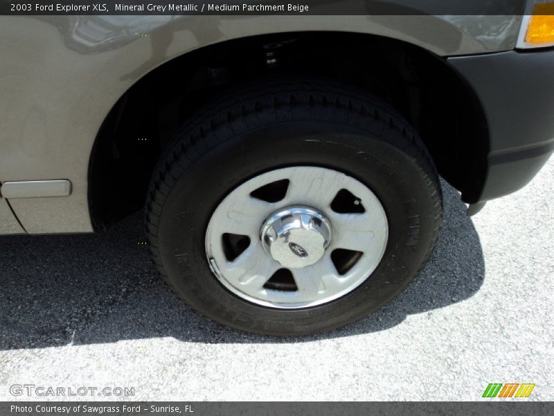 Mineral Grey Metallic / Medium Parchment Beige 2003 Ford Explorer XLS