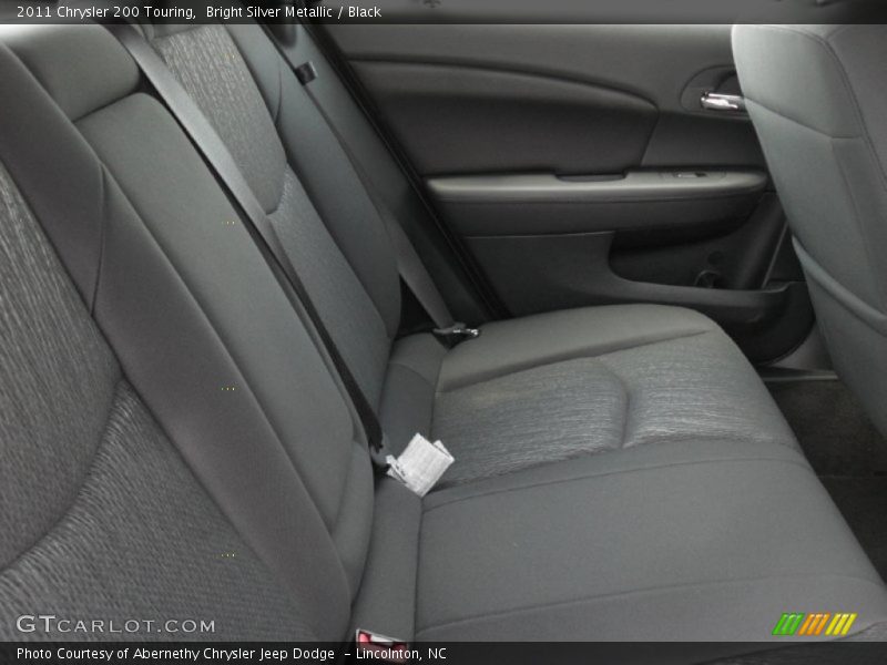 Bright Silver Metallic / Black 2011 Chrysler 200 Touring