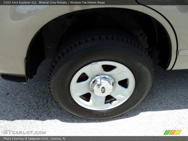 Mineral Grey Metallic / Medium Parchment Beige 2003 Ford Explorer XLS