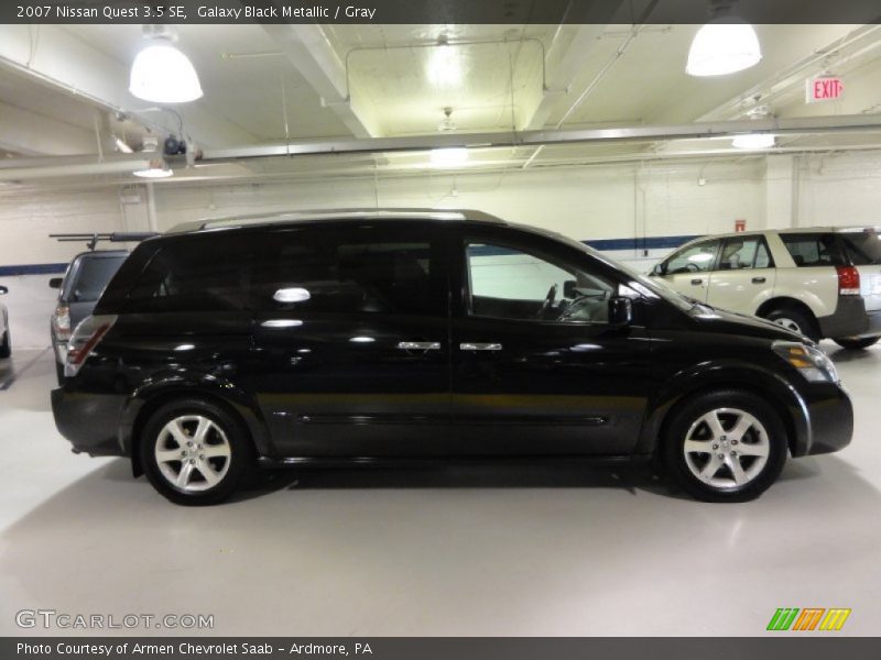 Galaxy Black Metallic / Gray 2007 Nissan Quest 3.5 SE