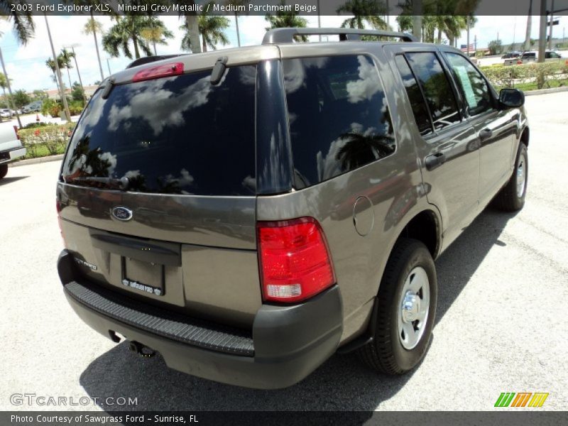 Mineral Grey Metallic / Medium Parchment Beige 2003 Ford Explorer XLS