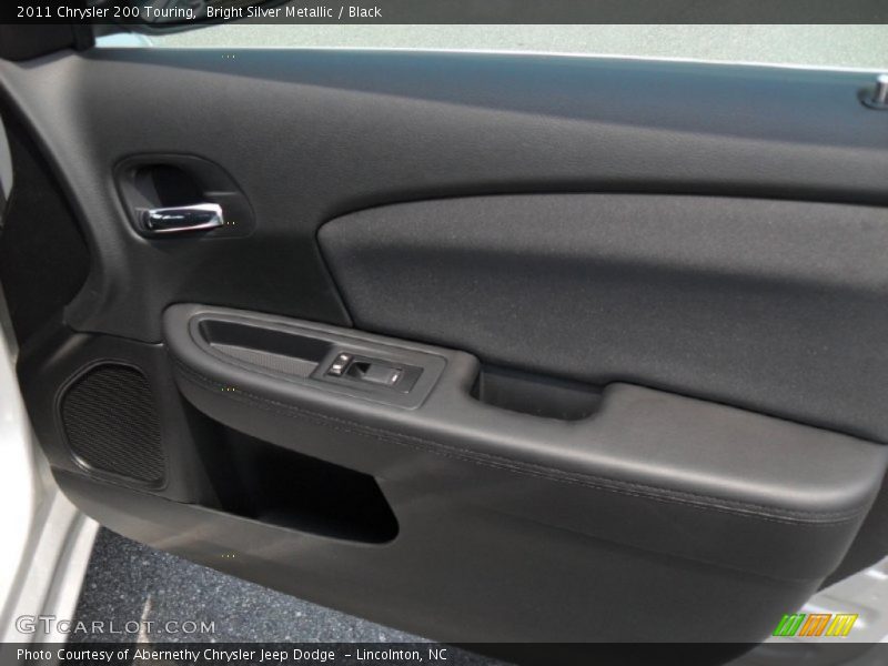 Bright Silver Metallic / Black 2011 Chrysler 200 Touring