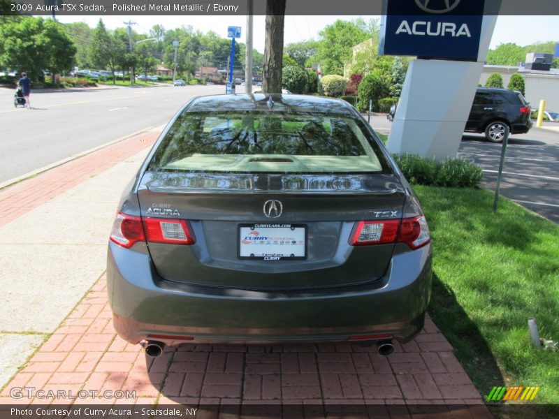 Polished Metal Metallic / Ebony 2009 Acura TSX Sedan