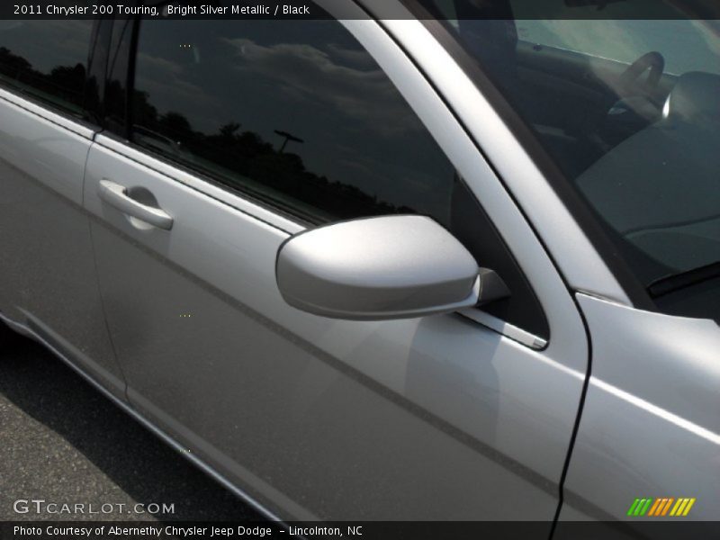 Bright Silver Metallic / Black 2011 Chrysler 200 Touring