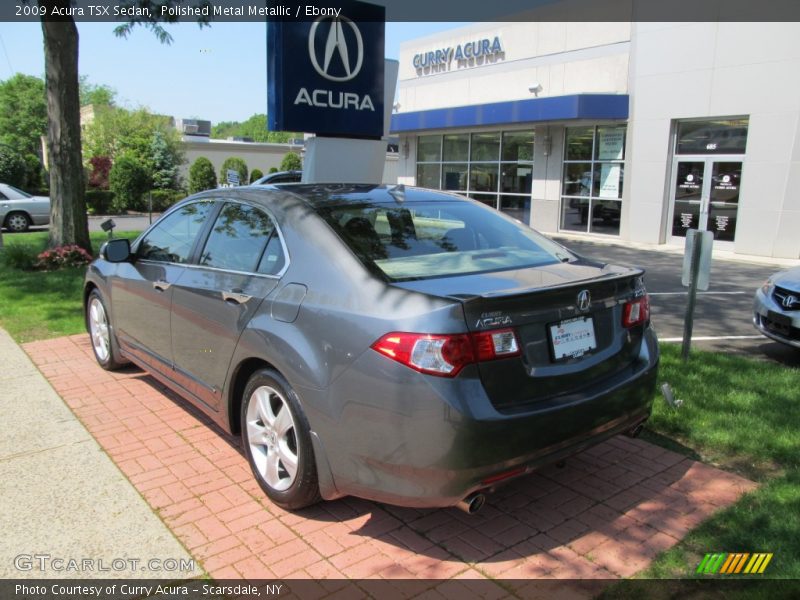 Polished Metal Metallic / Ebony 2009 Acura TSX Sedan