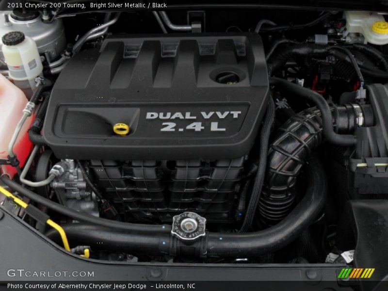 Bright Silver Metallic / Black 2011 Chrysler 200 Touring