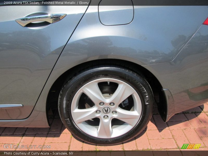 Polished Metal Metallic / Ebony 2009 Acura TSX Sedan
