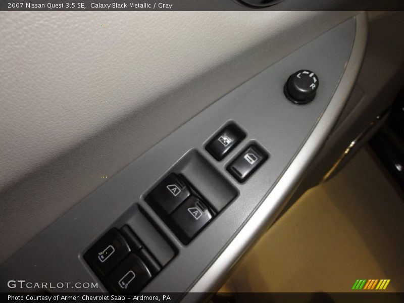 Galaxy Black Metallic / Gray 2007 Nissan Quest 3.5 SE