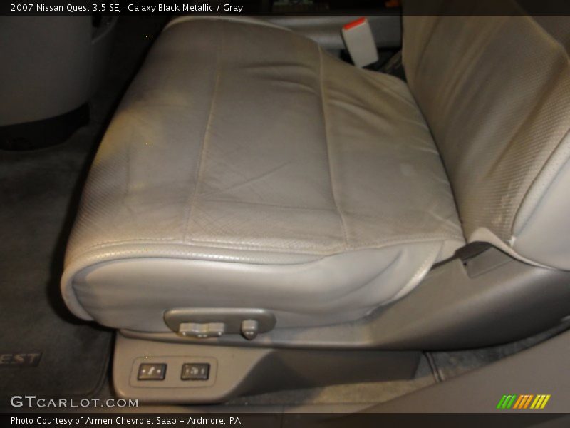 Galaxy Black Metallic / Gray 2007 Nissan Quest 3.5 SE