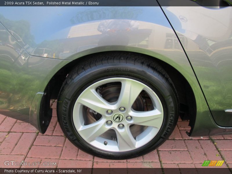 Polished Metal Metallic / Ebony 2009 Acura TSX Sedan