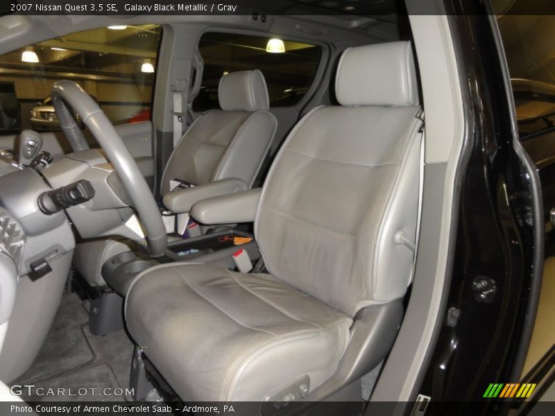 Galaxy Black Metallic / Gray 2007 Nissan Quest 3.5 SE