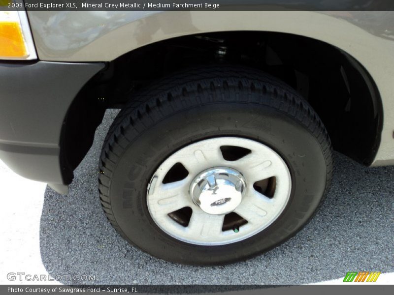 Mineral Grey Metallic / Medium Parchment Beige 2003 Ford Explorer XLS