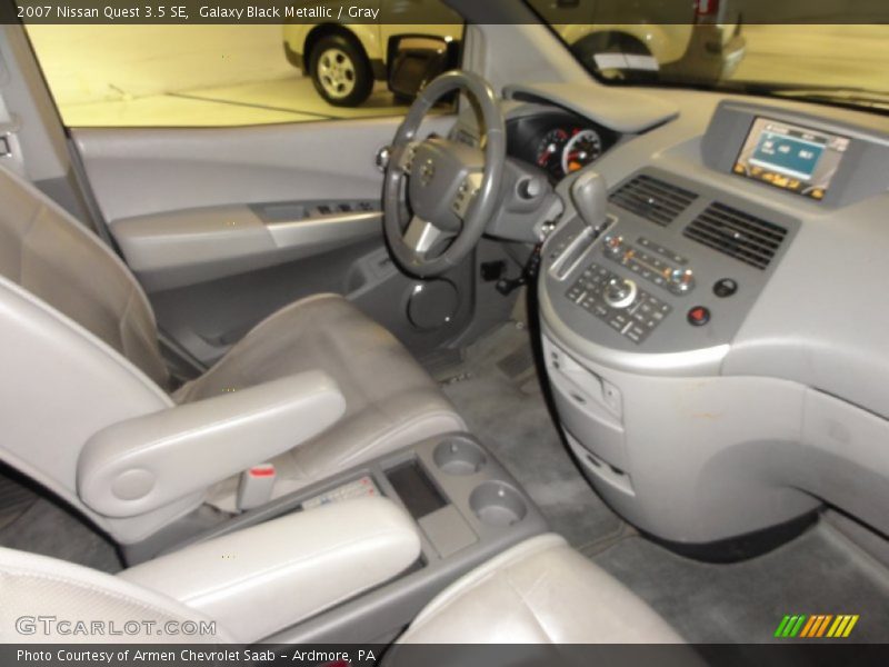 Galaxy Black Metallic / Gray 2007 Nissan Quest 3.5 SE