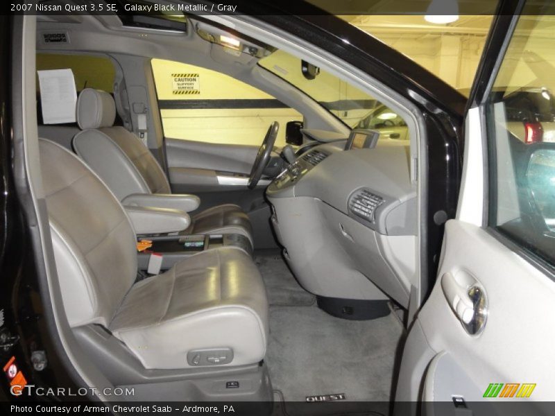 Galaxy Black Metallic / Gray 2007 Nissan Quest 3.5 SE