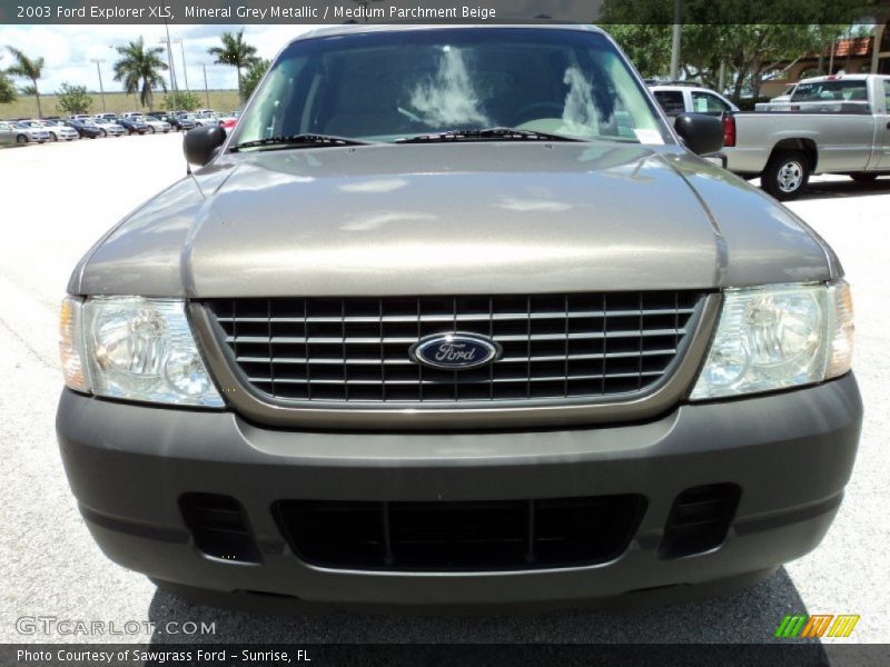 Mineral Grey Metallic / Medium Parchment Beige 2003 Ford Explorer XLS