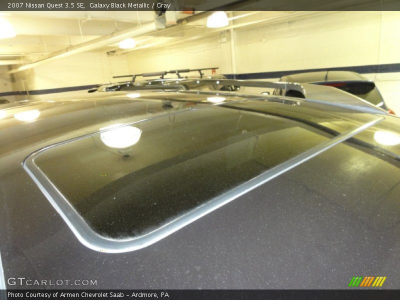 Galaxy Black Metallic / Gray 2007 Nissan Quest 3.5 SE