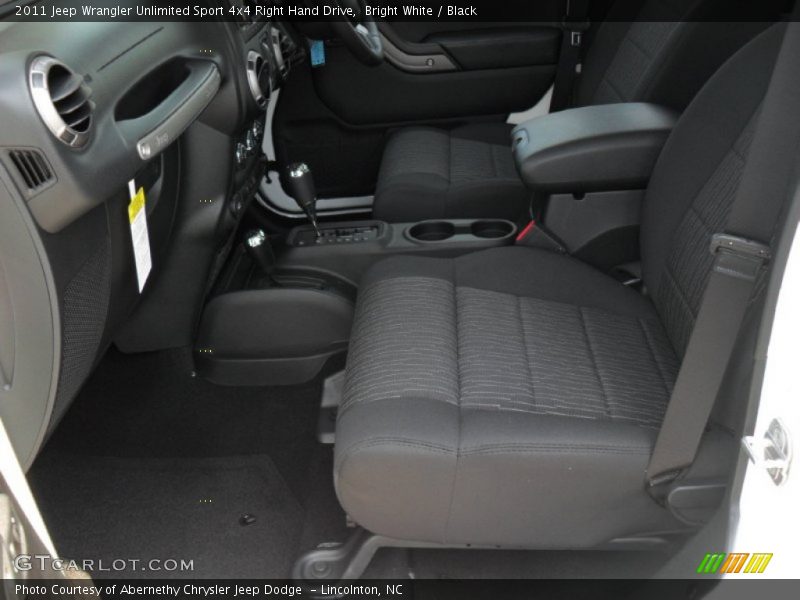  2011 Wrangler Unlimited Sport 4x4 Right Hand Drive Black Interior