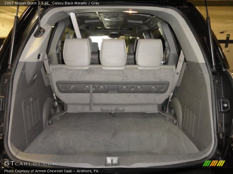 Galaxy Black Metallic / Gray 2007 Nissan Quest 3.5 SE