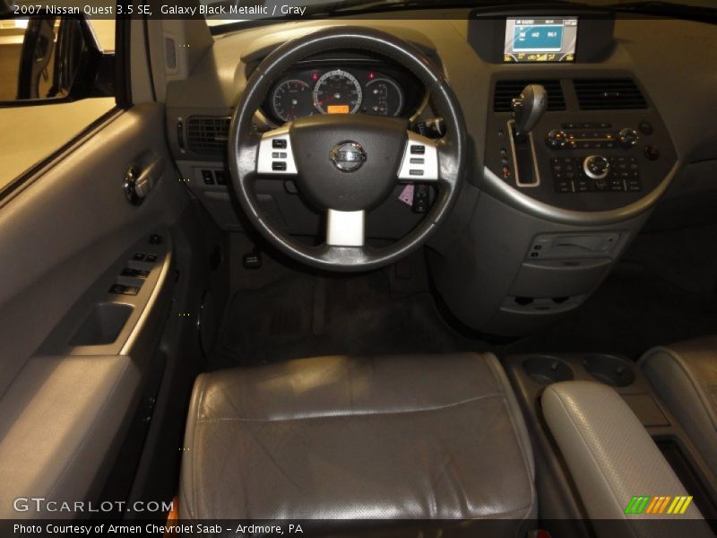 Galaxy Black Metallic / Gray 2007 Nissan Quest 3.5 SE