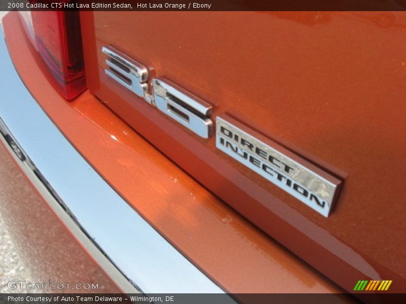 Hot Lava Orange / Ebony 2008 Cadillac CTS Hot Lava Edition Sedan