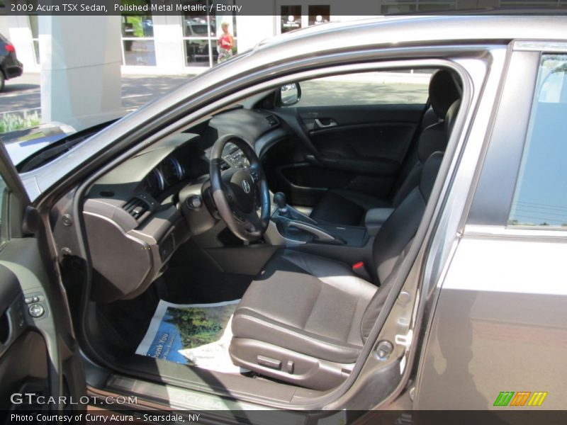 Polished Metal Metallic / Ebony 2009 Acura TSX Sedan