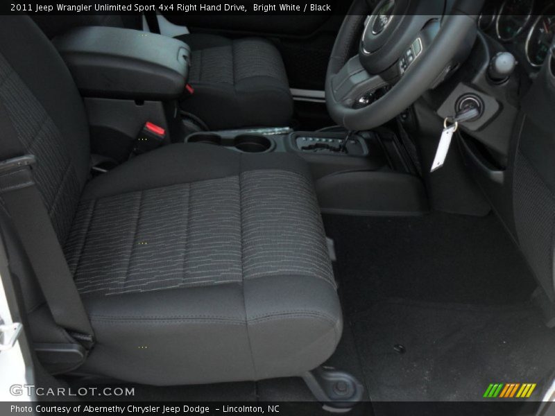  2011 Wrangler Unlimited Sport 4x4 Right Hand Drive Black Interior