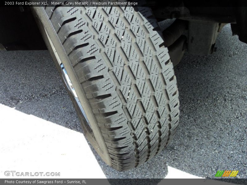 Mineral Grey Metallic / Medium Parchment Beige 2003 Ford Explorer XLS