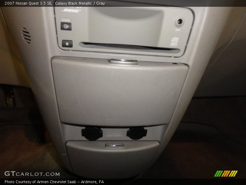 Galaxy Black Metallic / Gray 2007 Nissan Quest 3.5 SE