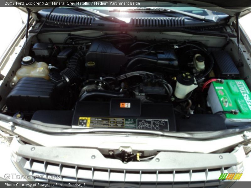Mineral Grey Metallic / Medium Parchment Beige 2003 Ford Explorer XLS