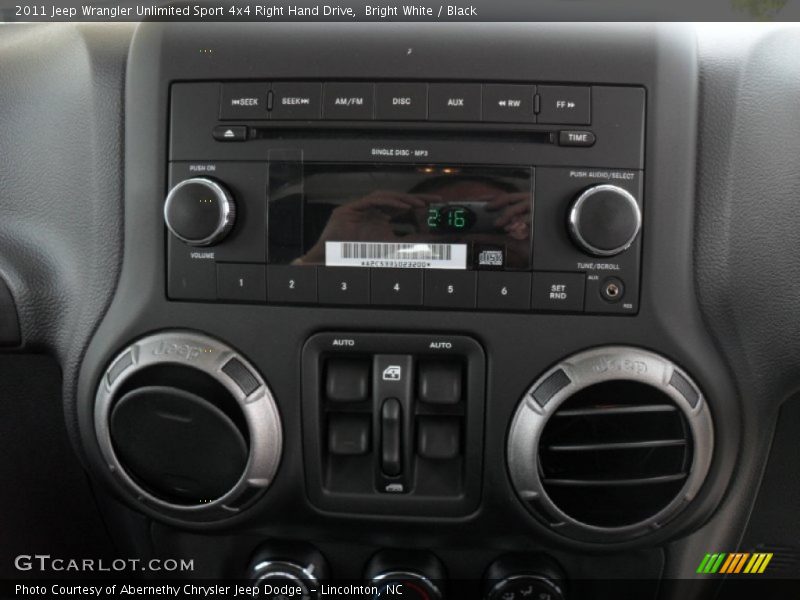 Controls of 2011 Wrangler Unlimited Sport 4x4 Right Hand Drive