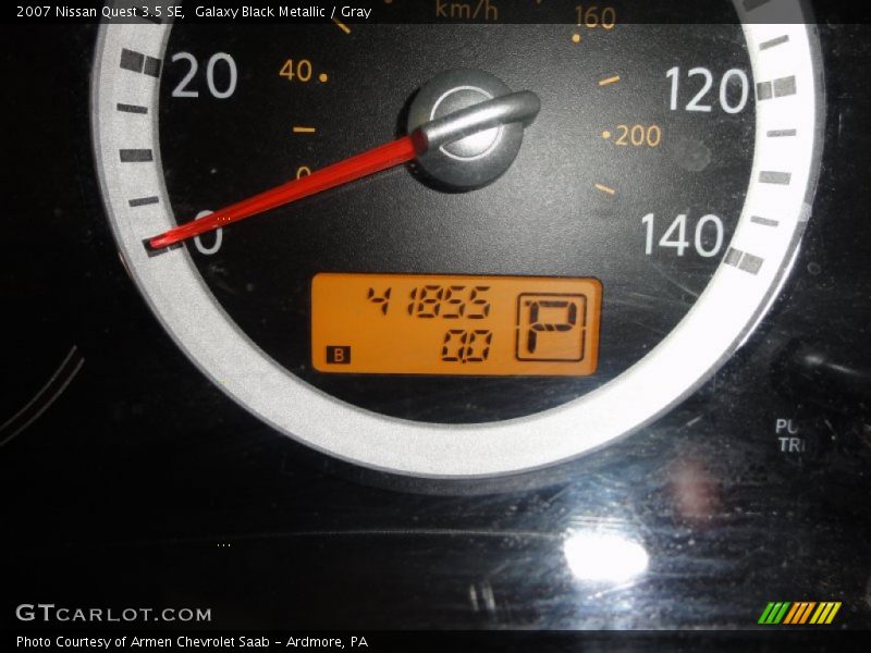 Galaxy Black Metallic / Gray 2007 Nissan Quest 3.5 SE