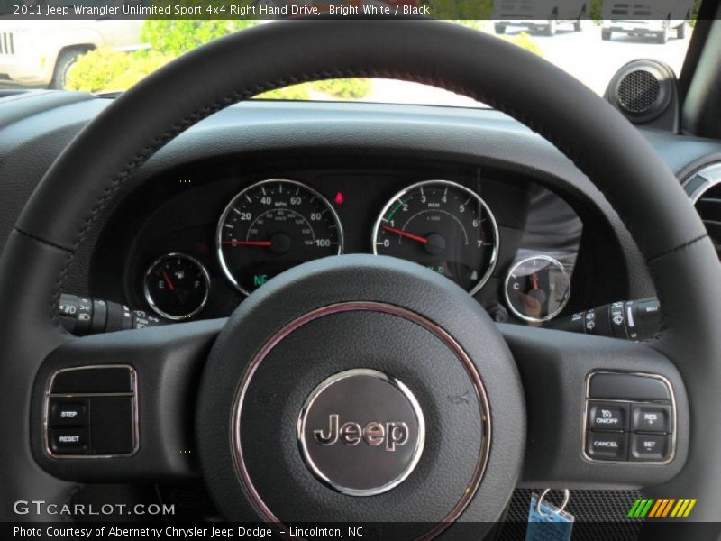 Controls of 2011 Wrangler Unlimited Sport 4x4 Right Hand Drive