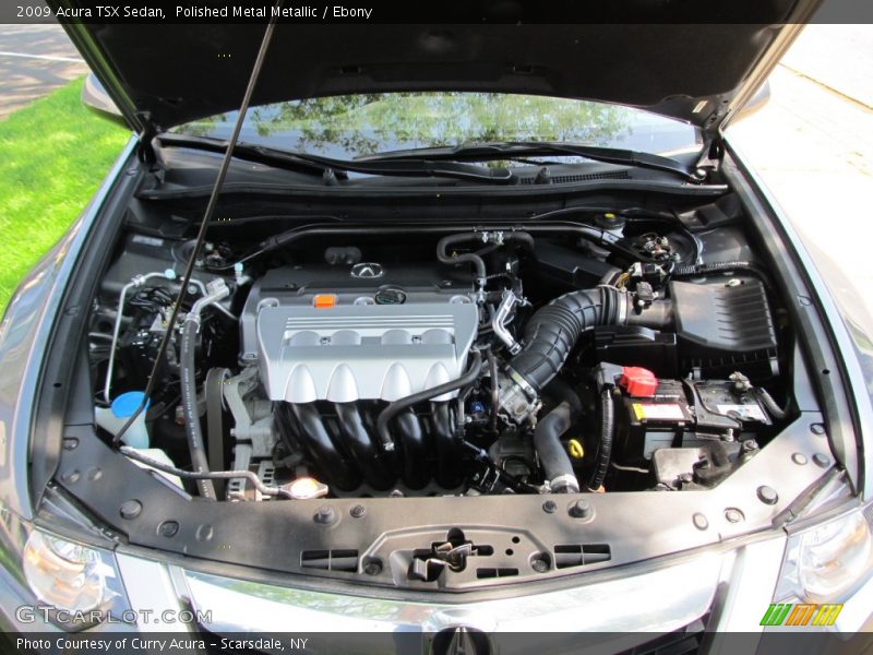Polished Metal Metallic / Ebony 2009 Acura TSX Sedan